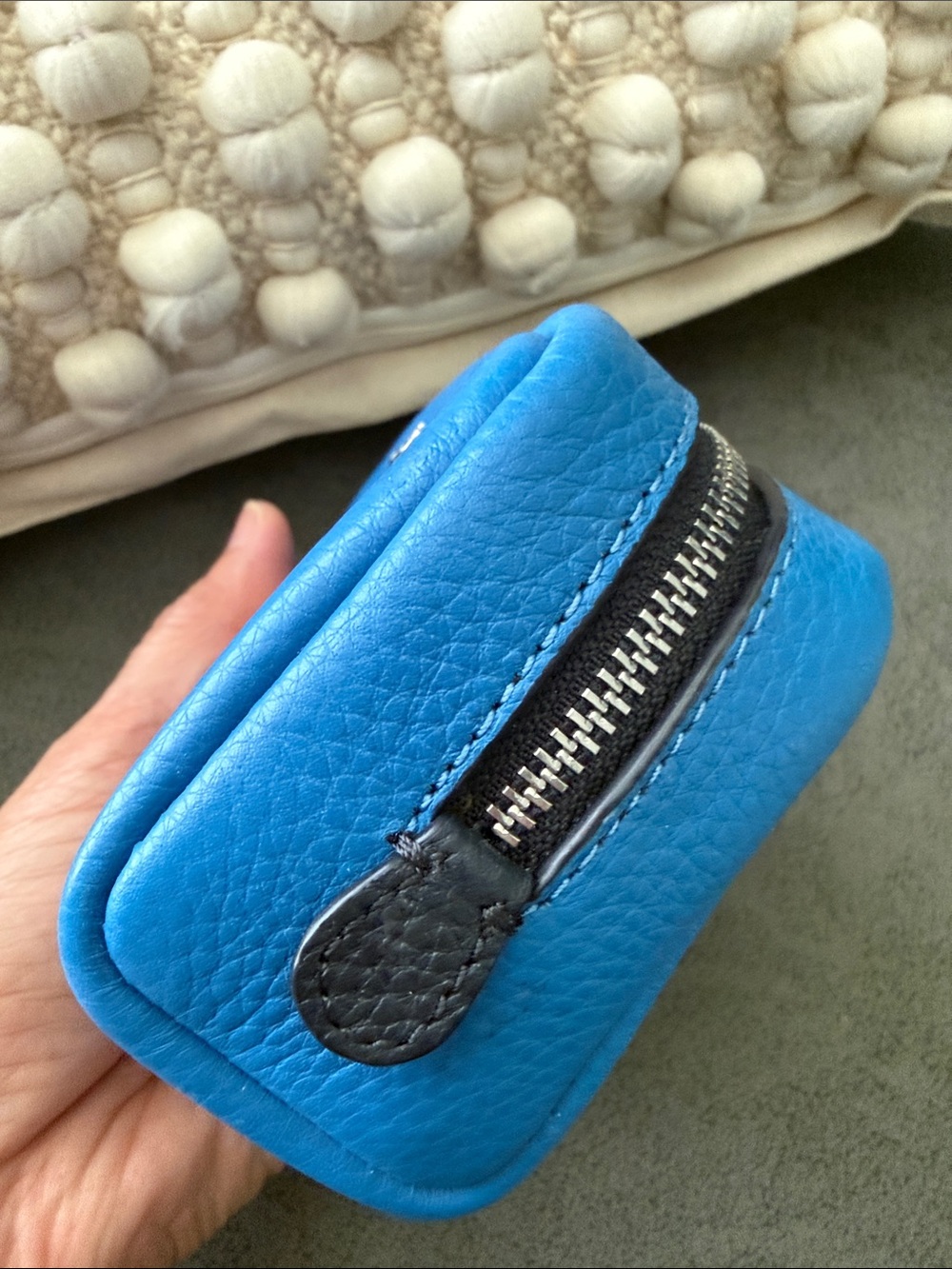 Coach Kids Blue Peanuts Mini Pouch - Picture 4 of 8